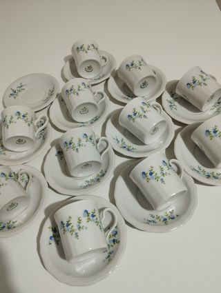 Set 11 tazzine caffè porcellana bavarese