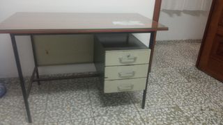 Mesa oficina metálica vintage