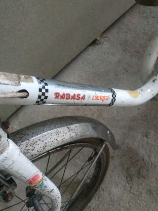 Bicicleta antigua marca rabasa derbi