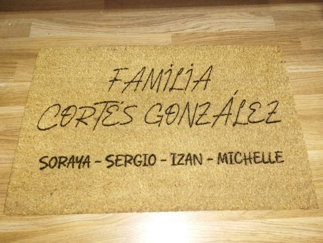 Felpudo personalizado 🤗