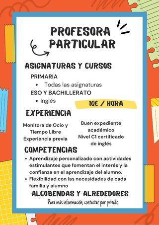 Profesora particular