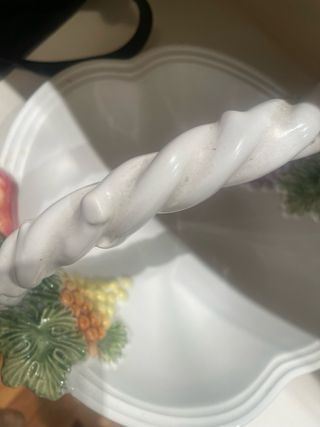 Frutero de porcelana