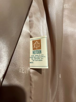 chaqueton de piel color camel