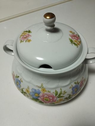 Zuppiera in porcellana bavarese