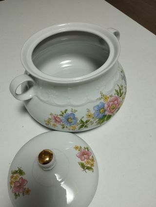 Zuppiera in porcellana bavarese