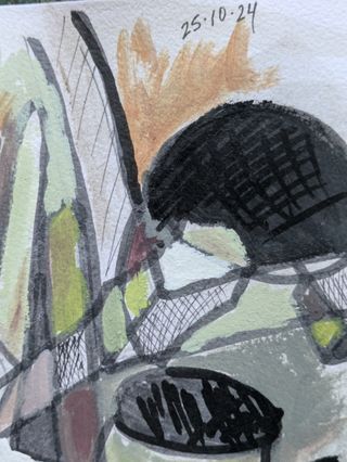 Cuadro estilo cubista ORIGINAL pintado a mano