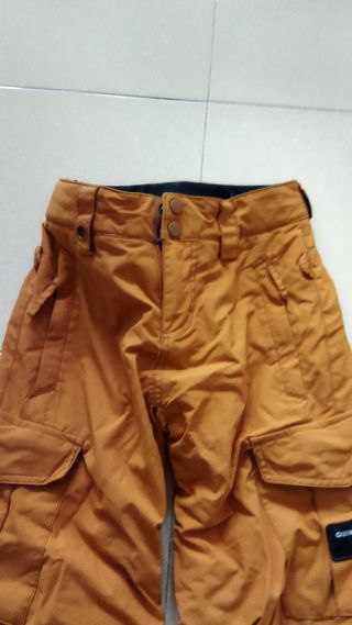 Pantalon Esqui Infantil Quicksilver Mostaza