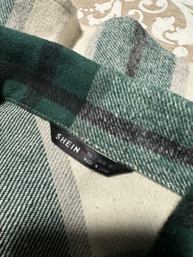 Camisa a cuadros SHEIN