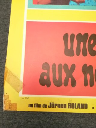 Cartel cine 1973 UNE CHINOISE AUX D'ACIER