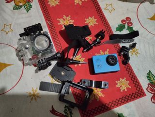 Cámara para la bici con accesorios 