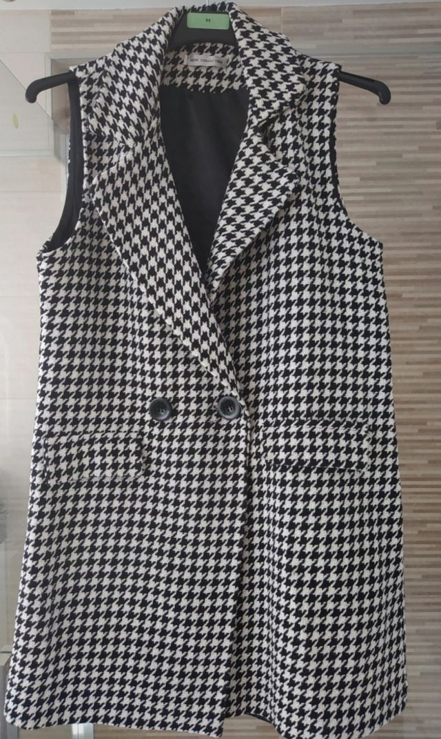 Chaleco pata de gallo