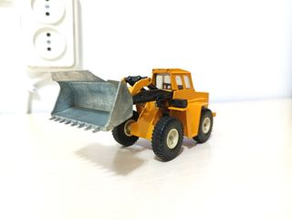 Tractor obras Pala maqueta metal escala 1/43