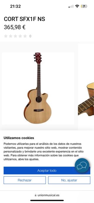 Guitara acustica en perfecro estado cort sfx1f ns