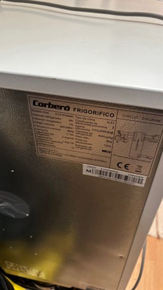 Frigorífico Corberó CF1PH859W (102 litros)