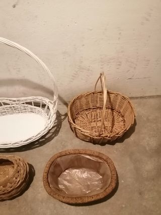 Cestas de mimbre