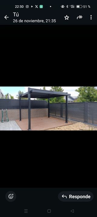 Montaje de Pergolas y Toldos