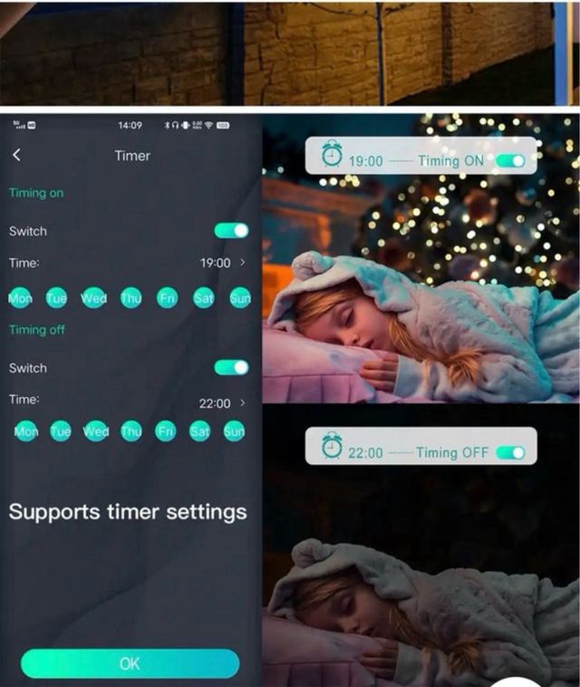 Luci intelligenti per alberi di Natale