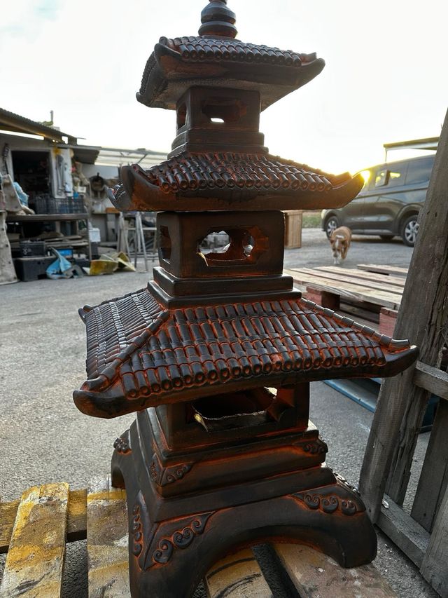 Pagoda china de piedra