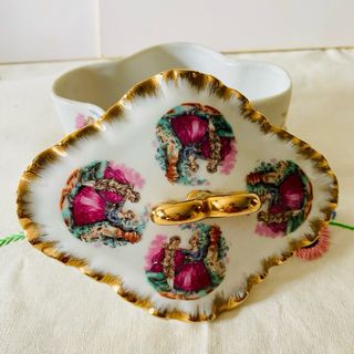 Joyero de porcelana vintage estilo romántico