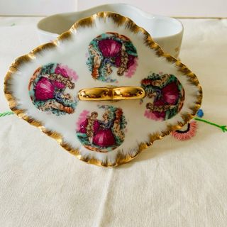 Joyero de porcelana vintage estilo romántico