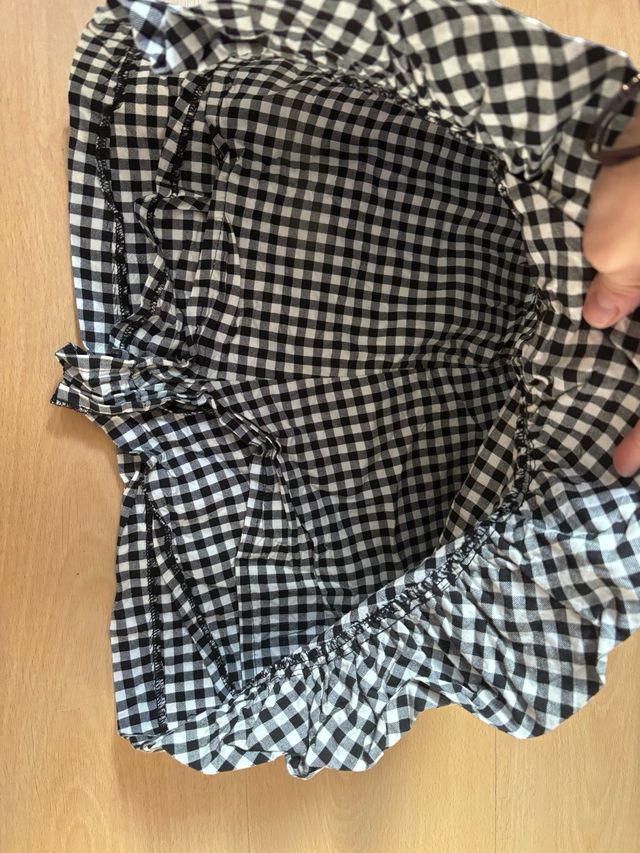 Falda pantalon Vichy