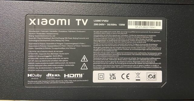 Placa main Tv XIAOMI L50M7-FVEV