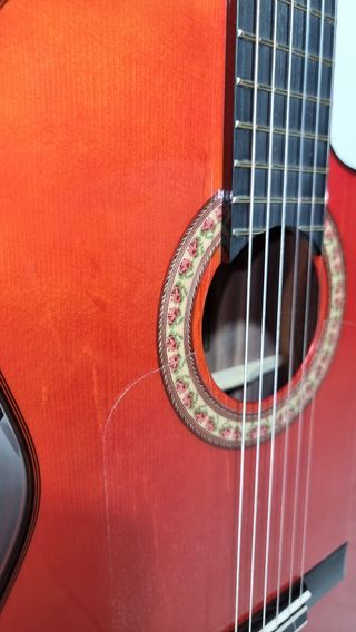 Guitarra Flamenca Antonio de Toledo Roja