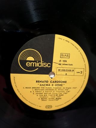 Disco Vinile 33 Giri LP.Renato Carosone