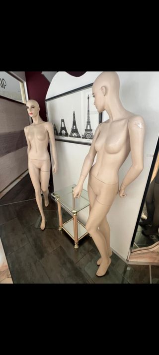 Maniquíes  vintage  tienda