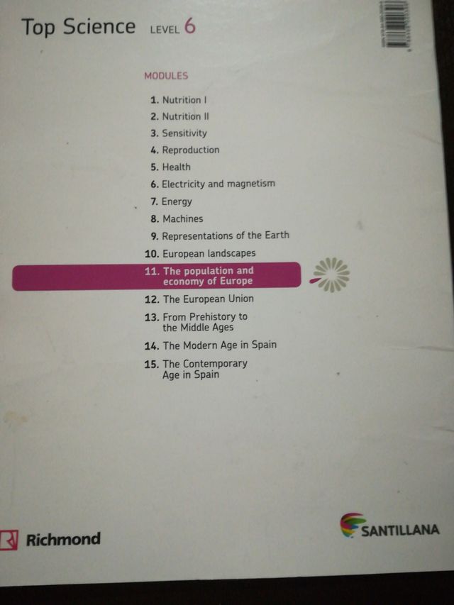 TOP SOCIAL SCIENCE 6 THE POPULATION AND ECONOMY OF EUROPE