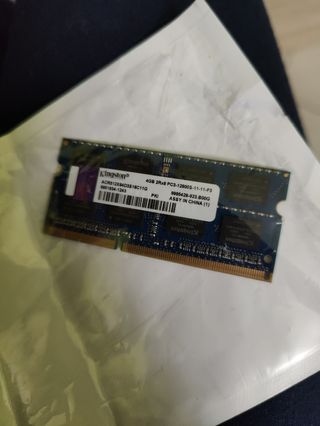 Kingston 4gb 2rx8 pc3-12800s-11-11-F3