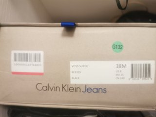 Snakers cuña Calvin klein