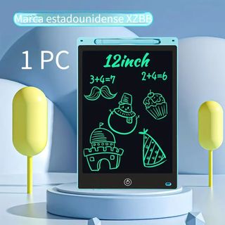 Tableta de Dibujo LCD 12 Pulgadas para Niños Roja