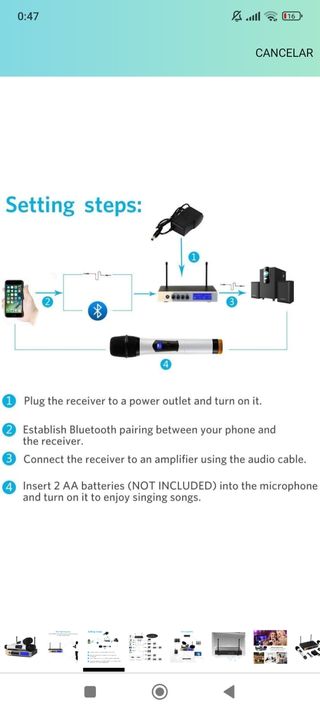 2 microfonos inalámbricos