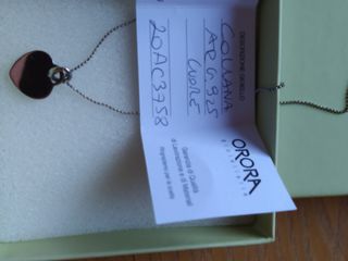 Catenina in argento con cuore