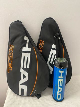 Pack de palas Bullpadel y Head mas mochilla.