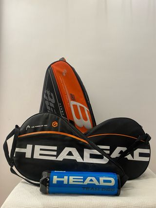 Pack de palas Bullpadel y Head mas mochilla.