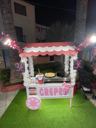 Carrito para eventos ferias etc