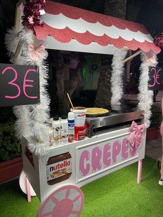 Carrito para eventos ferias etc