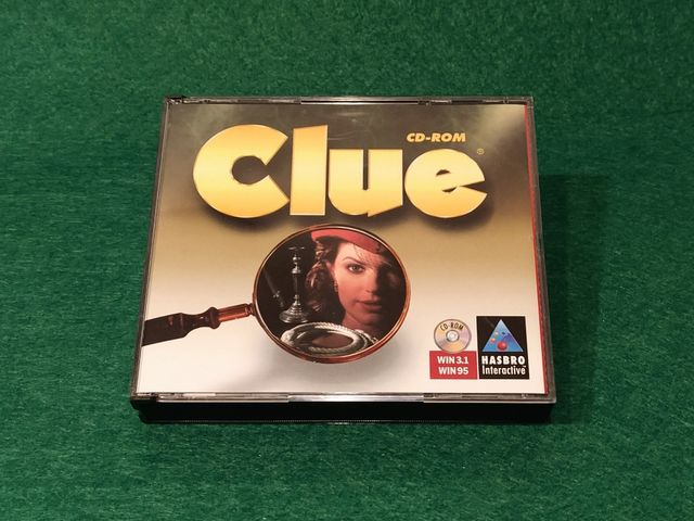 "CLUE" - videojuego retro 3 CD-ROM para PC (1996).