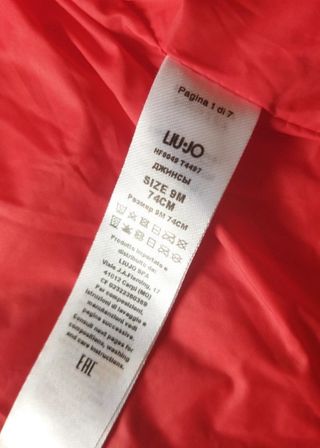 Piumino rosso Liu Jo