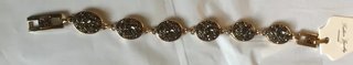 Bracciale da polso con cristalli grigi Donna