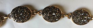 Bracciale da polso con cristalli grigi Donna