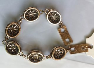 Bracciale da polso con cristalli grigi Donna