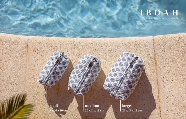 Neceser hecho a mano en la India