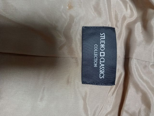 Abrigo marrón de paño