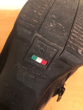 NERO GIARDINI - botines piel negro tacon 36