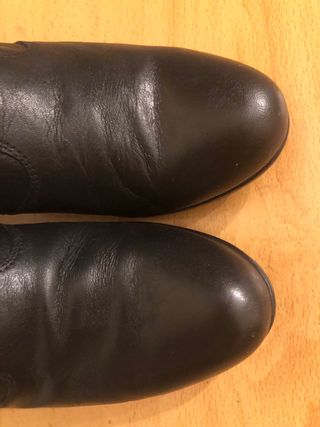 NERO GIARDINI - botines piel negro tacon 36