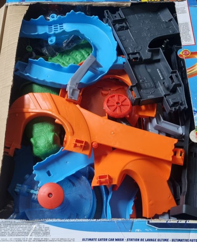 Hot Wheels Cocodrilo Destructor, pista de coches