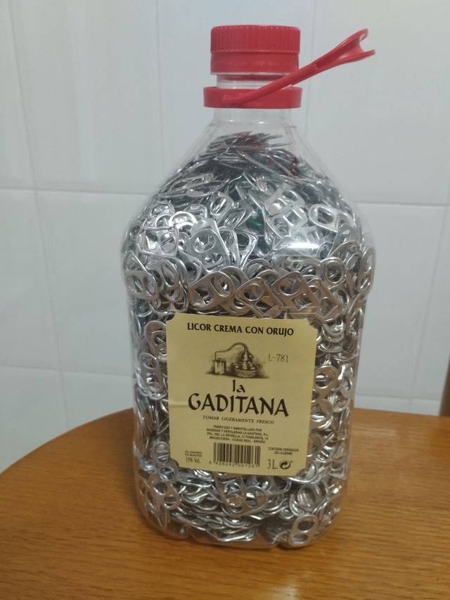 Anillas de Aluminio de Botes  Refrescos 